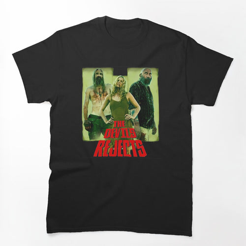 Vintage Grunge Slasher Outlaws Graphic Art Shirt