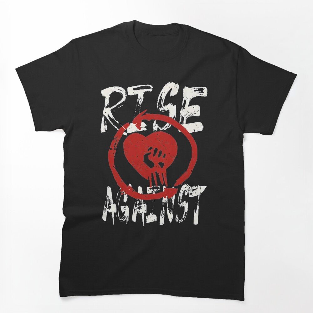 Rise Against Inspired Punk Rock Band Graphic Design Shirt