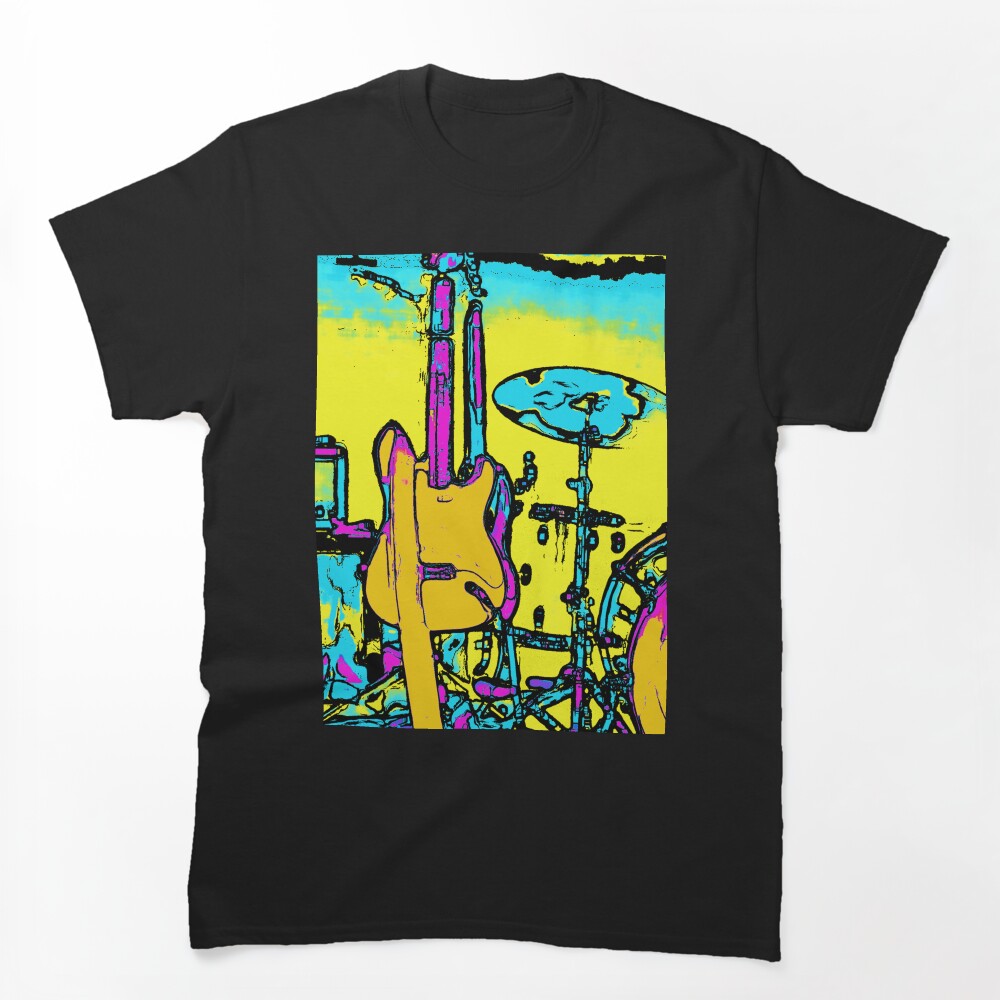 Let's Rock And Roll - Music Instruments Shirt