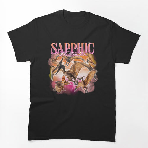Sapphic Vindication Pterodactyl Vintage Bootleg Rap Shirt
