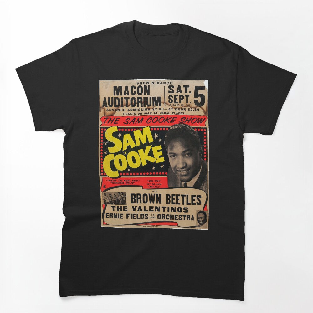 Sam Cooke Macon Auditorium Concert Shirt