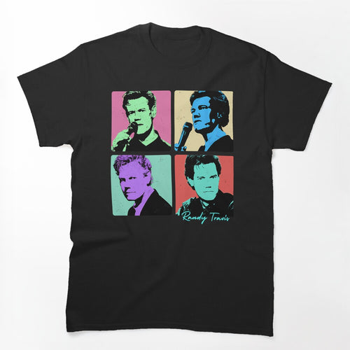 Country Singer Pop Four Panel Portrait Shirt