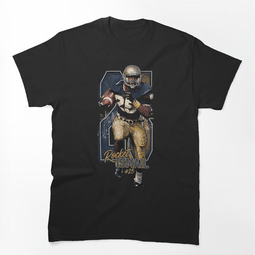 Rocket Ismail Retro 90s Vintage Bootleg Style College Football Shirt
