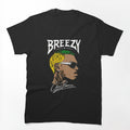 Chris Brown Breezy Minimalist Green Graphic Design Shirt