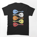 Vintage Mandolin Gifts Retro Country Music Bluegrass Mandolin Shirt
