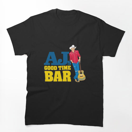 Ajs Good Time Bar Guitar Shirt