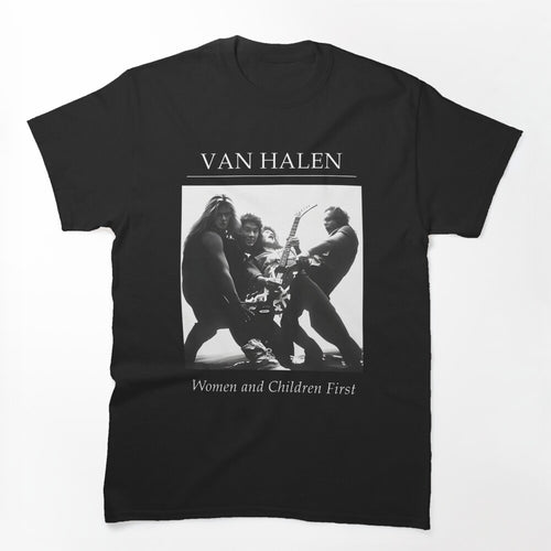 Van Logo Band Vintage Rock Tour Album Halen 80s Shirt