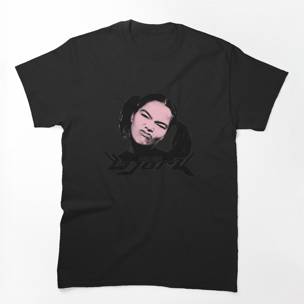 Funny Grumpy Girl Retro Metal Shirt