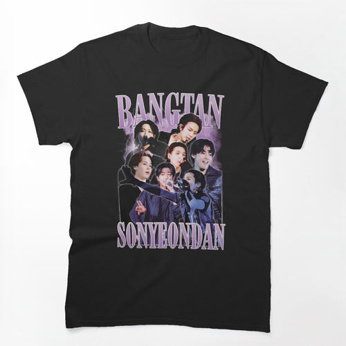 Bangtan Sonyeondan Retro BTS Shirt