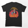 Heavy Metal Pitbull With Flames Shirt