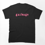 Garbage Debut Pink Logo Retro Rock Band Shirt