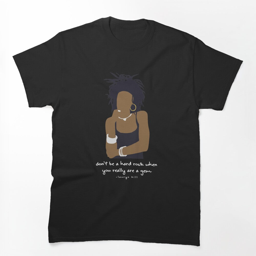 Creme Album Lauryn Hill Minimalist Portrait Hip Hop Artist Shirt