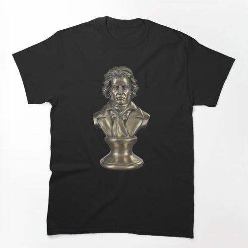 Metallic Small Statue Of A Great Person !! Shirt