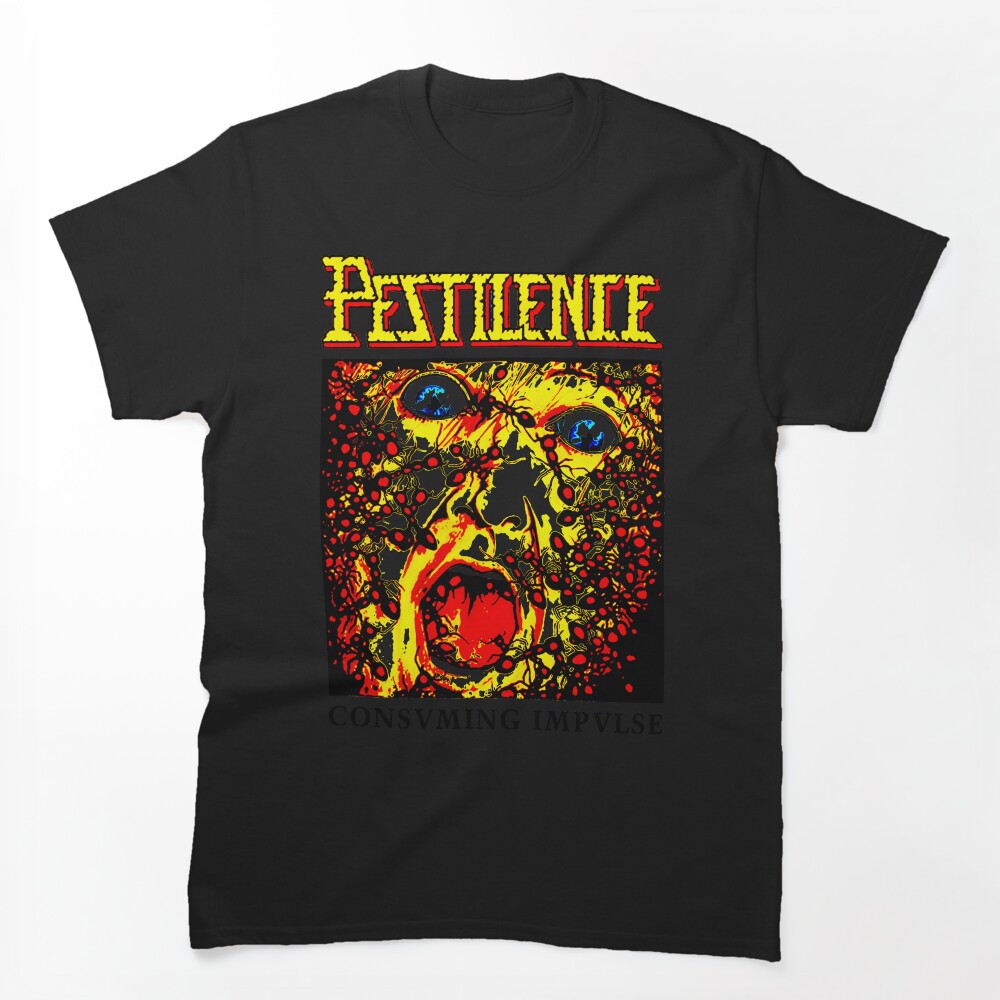 Yellow Face Of Death Metal Shirt