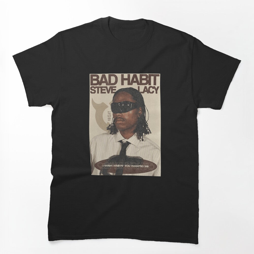 Steve Lacy Bad Habit Portrait Graphic Shirt