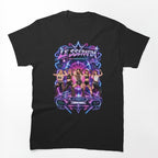 Retro Game Interface Lineup LE SSERAFIM Stage Ensemble Shirt