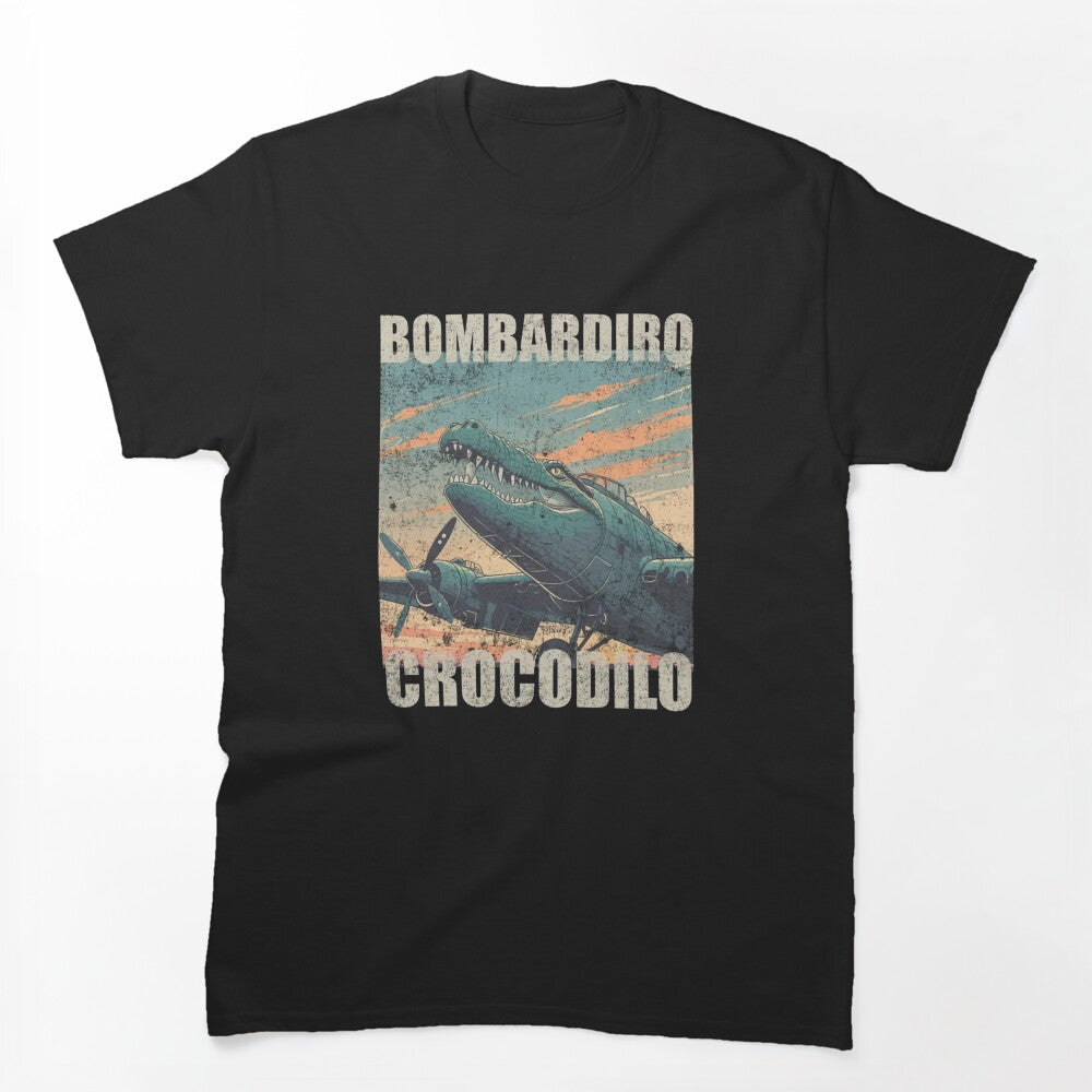 Bombardino Crocodilo Bombardiro Crocodilo AI Brainrot Italian Meme Shirt