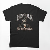 Abe Lincoln Four Score And Seven Bars 90s Rap Bootleg Shirt