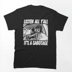 Sabotage Boutique Beastie Boys Old Style Fan Art Shirt