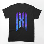 Monsta X Logo Blue Galaxy Shirt