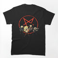 80s Hair Metal Cartoon Band Loud Glam Rock Rebellion Shirt