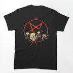 80s Hair Metal Cartoon Band Loud Glam Rock Rebellion Shirt