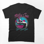 Mötley Crüe Retro Sunset Heels Design Shirt