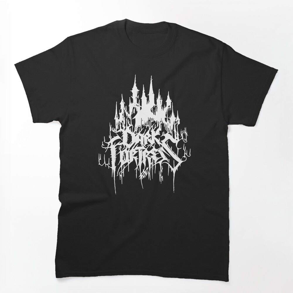 Dark Fortress Logo In White Shirt