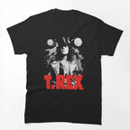 T Rex Glam Rock Guitar Portrait Shirt