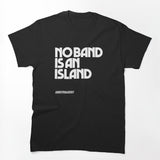 No Band Is An Island - West Midlands - John Donne White Logo Shirt