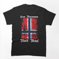 True Norwegian Black Metal - Norwegian Flag Upright Shirt