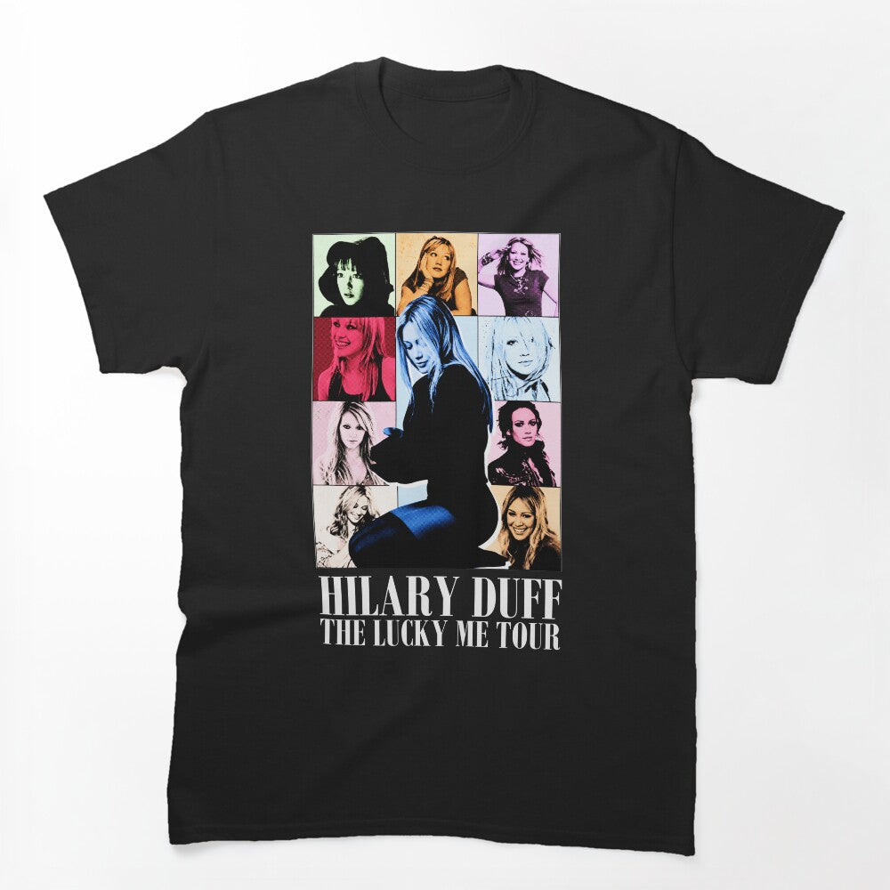 Hilary Duff Eras Lucky Me Tour Pop Vintage Shirt