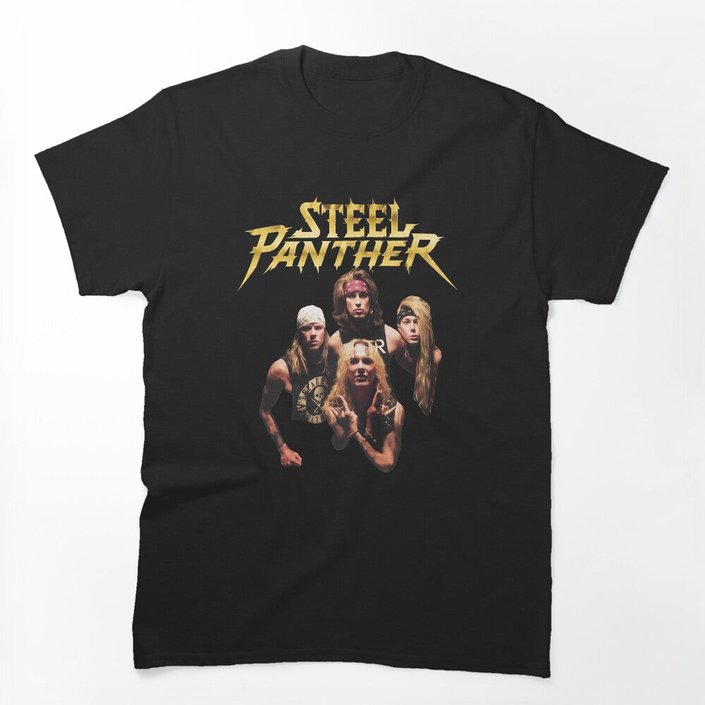 Steel Panther Band Retro 80s Hair Metal Shirt