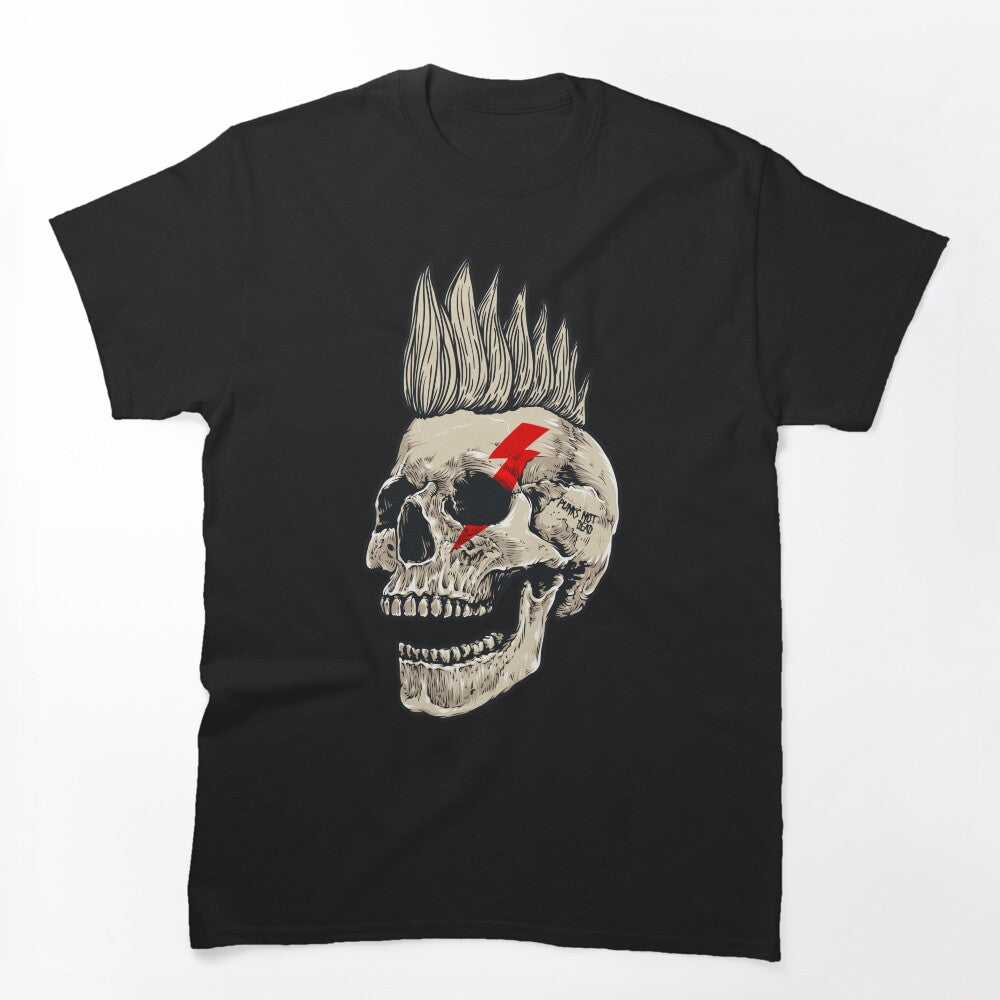 Punk Rock Skull Punks Not Dead Shirt