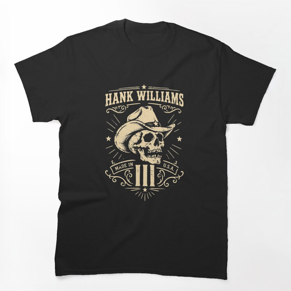 Hank Williams Skull Shirt
