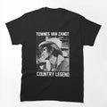 Townes Van Zandt Country Legend Vintage Portrait Design Shirt