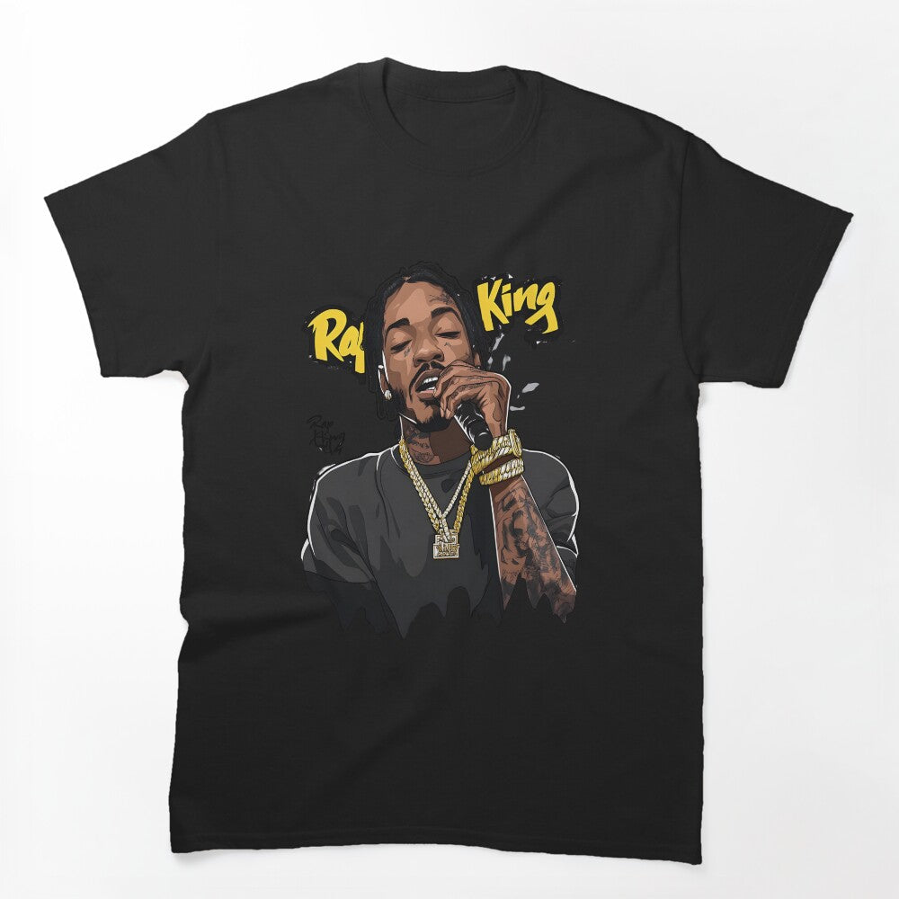 Rap King - Golden Microphone Shirt
