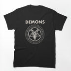 Occult Demons Pentagram Antichrist Gothic Devil Witch Vintage Band Shirt