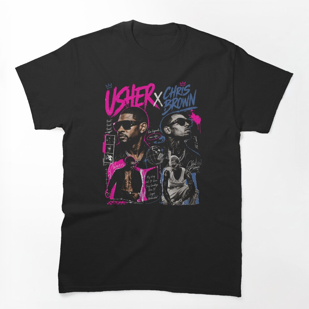 Usher Chris Brown Raymond & Brown R&B Tour 2026 Shirt