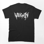 VEGAN Death Metal Style Logo Shirt