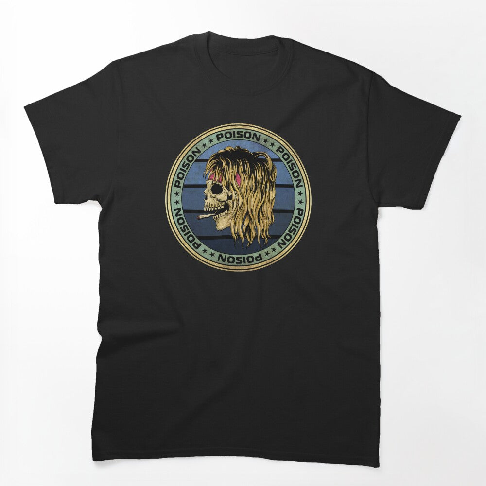 Poison Glam Skull Shirt