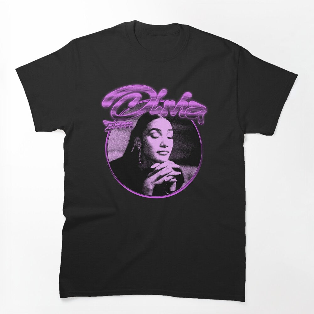 Purple Frame Singer Shirt