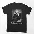 Schopenhauer Black Metal Style Logo Shirt