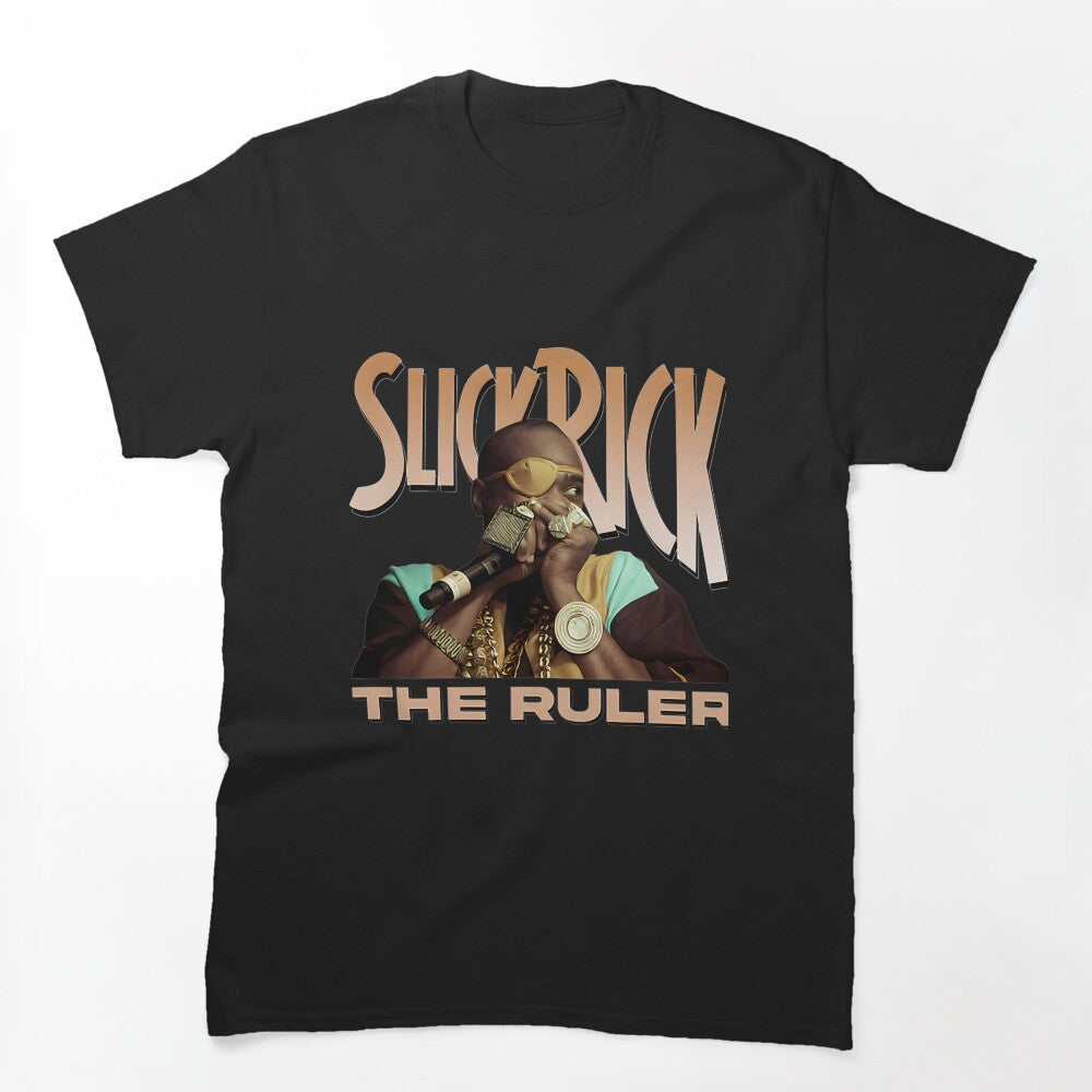 Best Slick Rick The Ruler Inspired Vintage Hip Hop Design Shirt