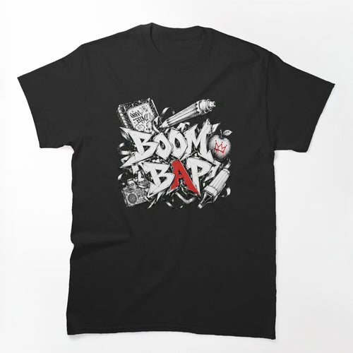 Boom Bap 90s Graffiti Hip Hop Streetwear Shirt