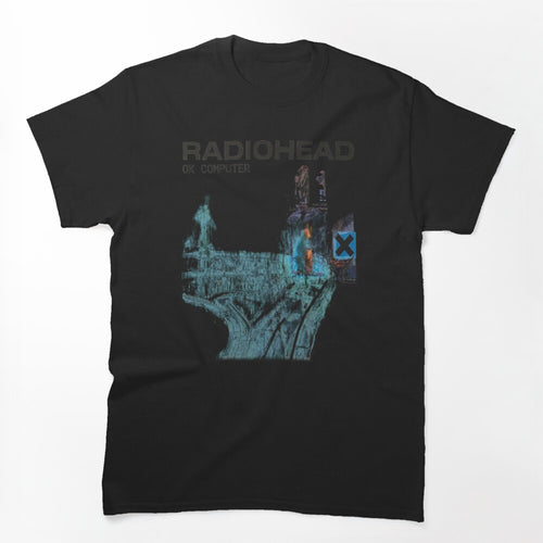 Radiohead OK Computer Alternative Rock Album Vintage Music Graphic Shirt