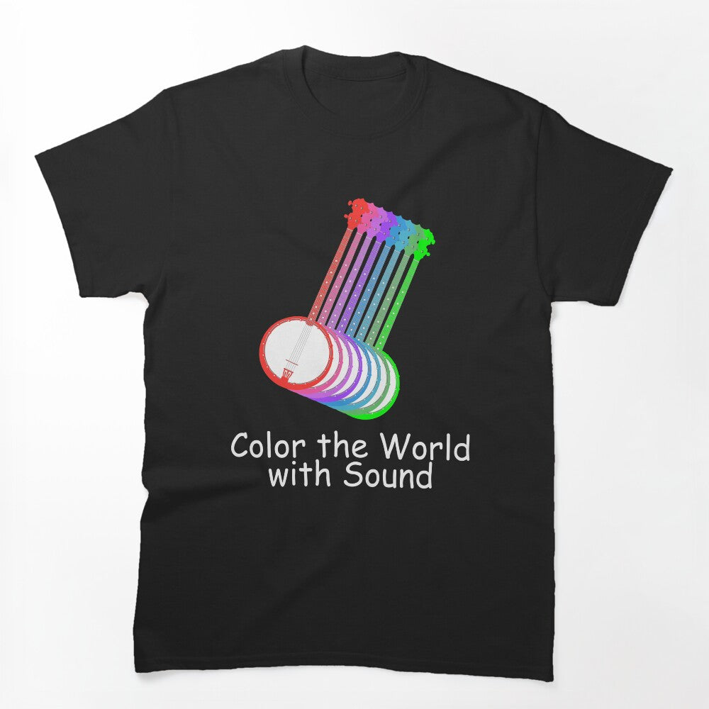 Banjo Bluegrass Players Color World Shirt