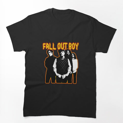Silhouette Style Pop Rock Band Shirt