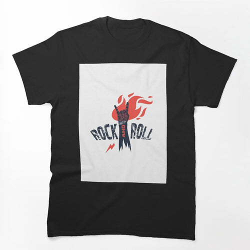 Rock And Roll Red Fire Shirt
