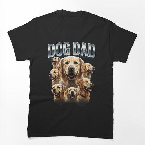 Golden Retriever Graphic 90s Bootleg Visual Art Shirt